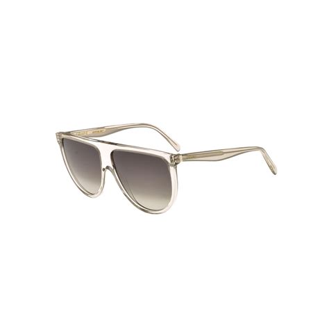 Celine Women's CL40006I 72F Crystal Fashion Pilot Sunglasses 